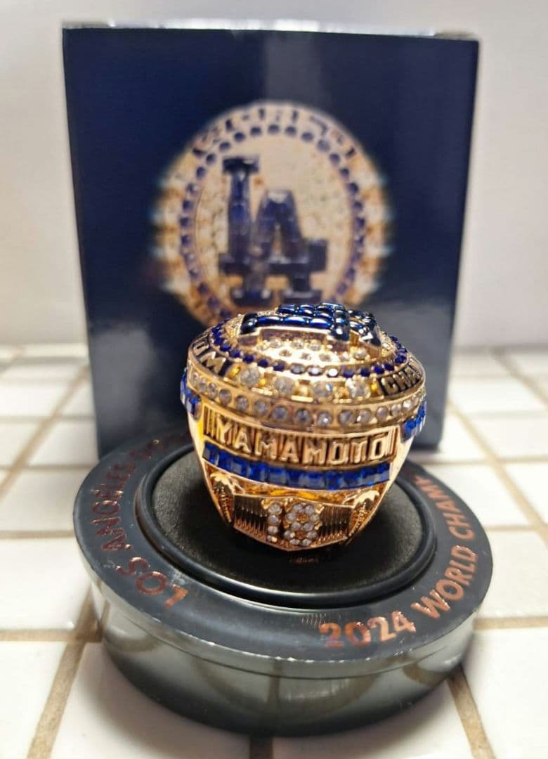 7/21限定球場配布　山本由伸 ドジャース　ワールドチャンピオンリング 18