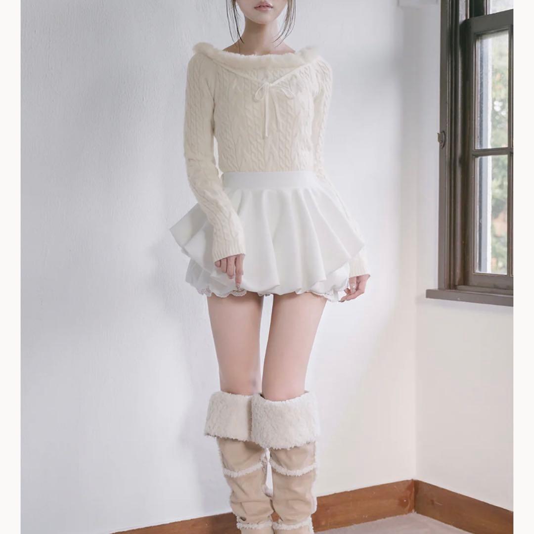 Darich ダーリッチ ボリュームバルーンミニスカート【Size: FREE】