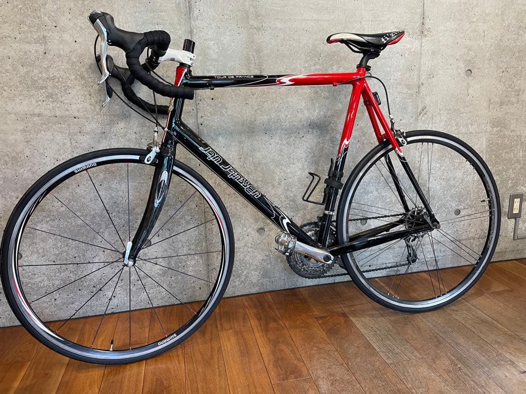 レア！Jan Janssen ロードバイク700C ブラックレッド引き取り限定