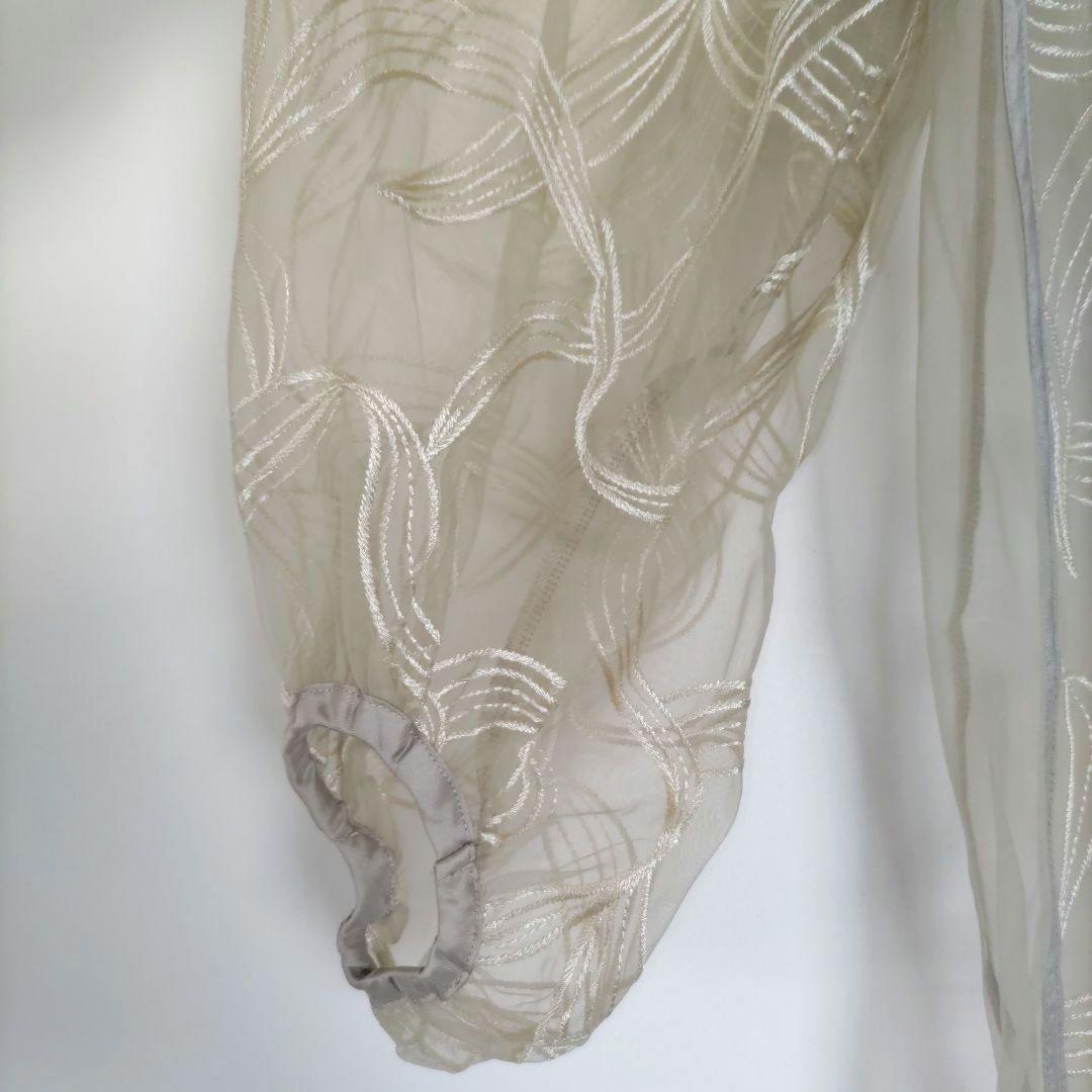 【Dorry Doll / niana】 リボン刺繍 ギャザードレス 結婚式 M