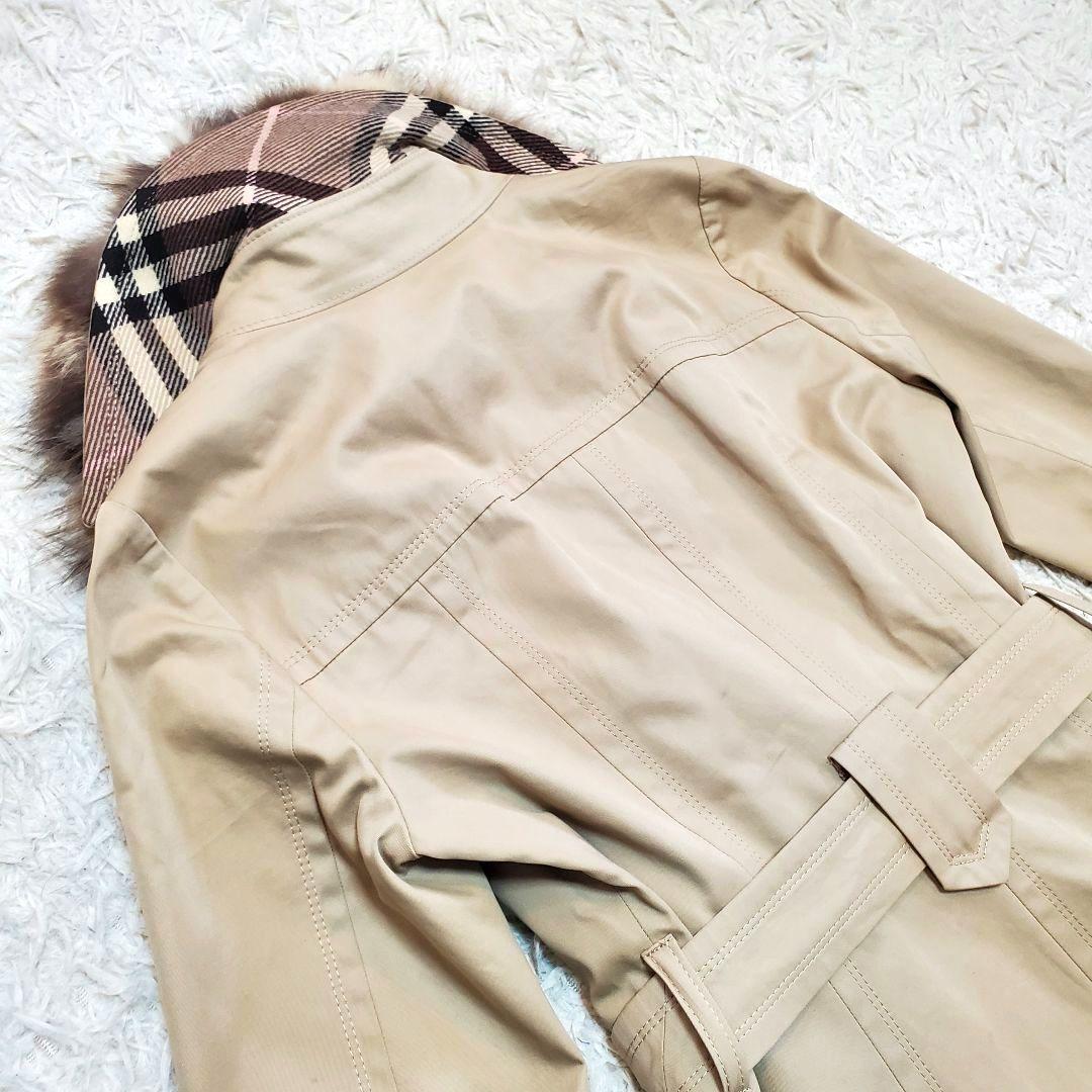美品 バーバリーロンドン トレンチコート プリーツ ライナー付　ノバチェック