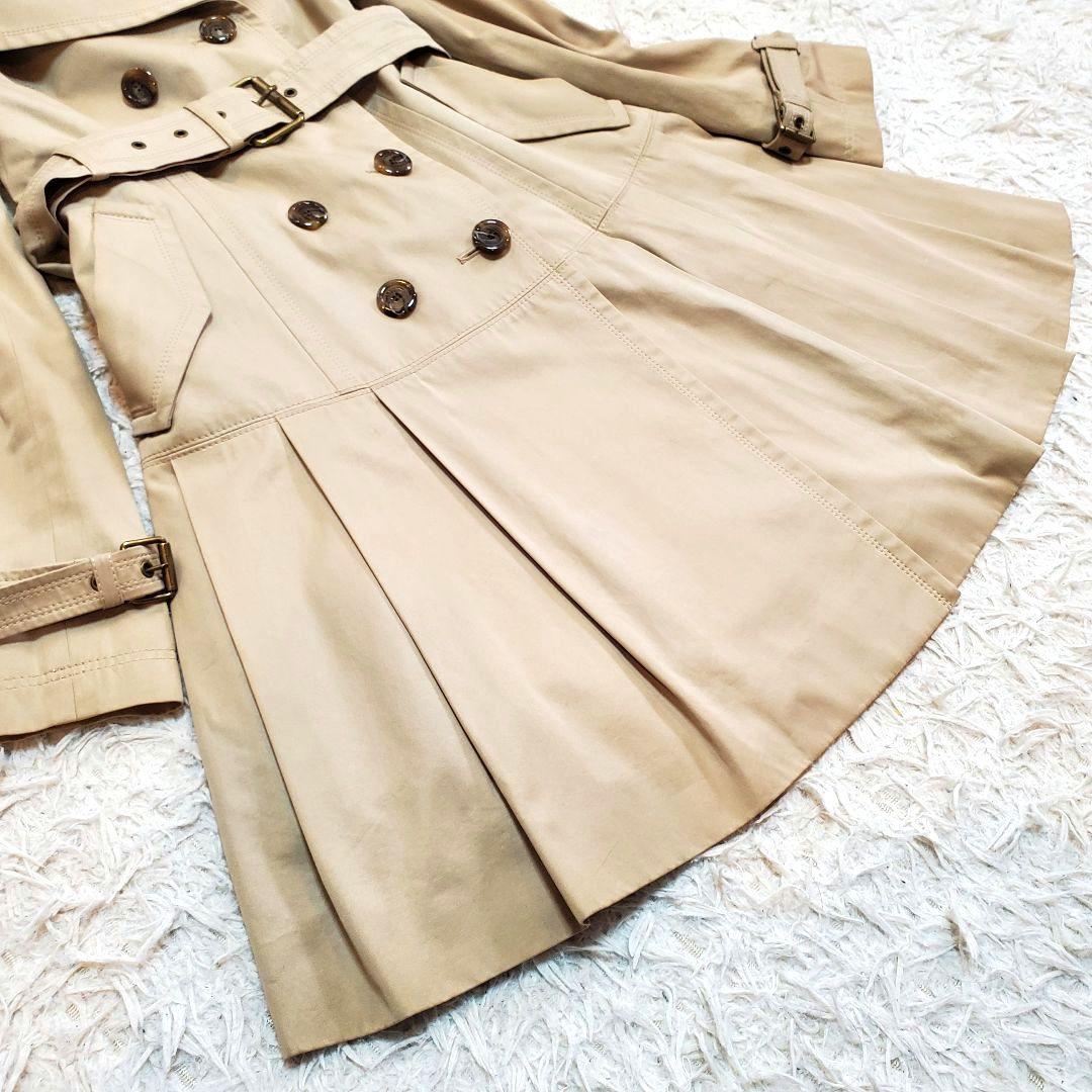 美品 バーバリーロンドン トレンチコート プリーツ ライナー付　ノバチェック