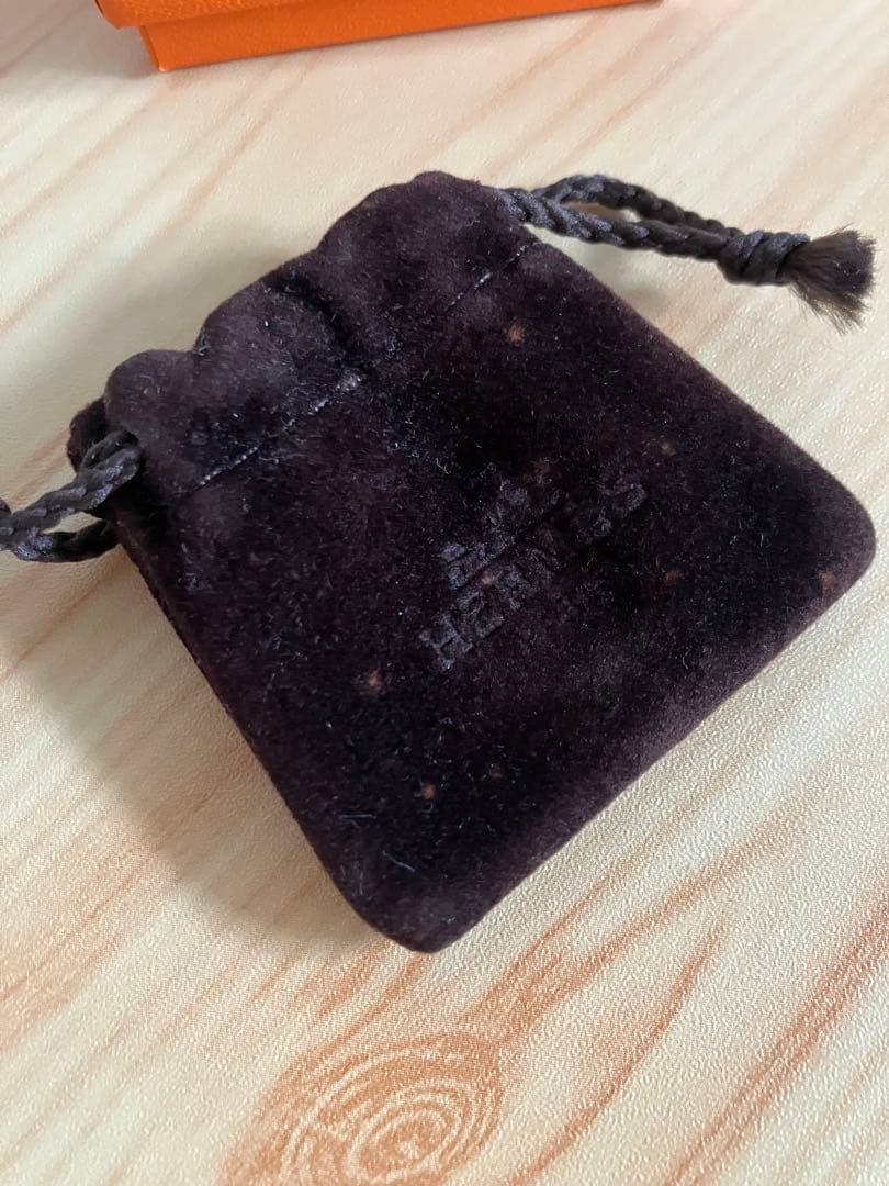 美品HERMES エルメス スカーフリング ゴールド