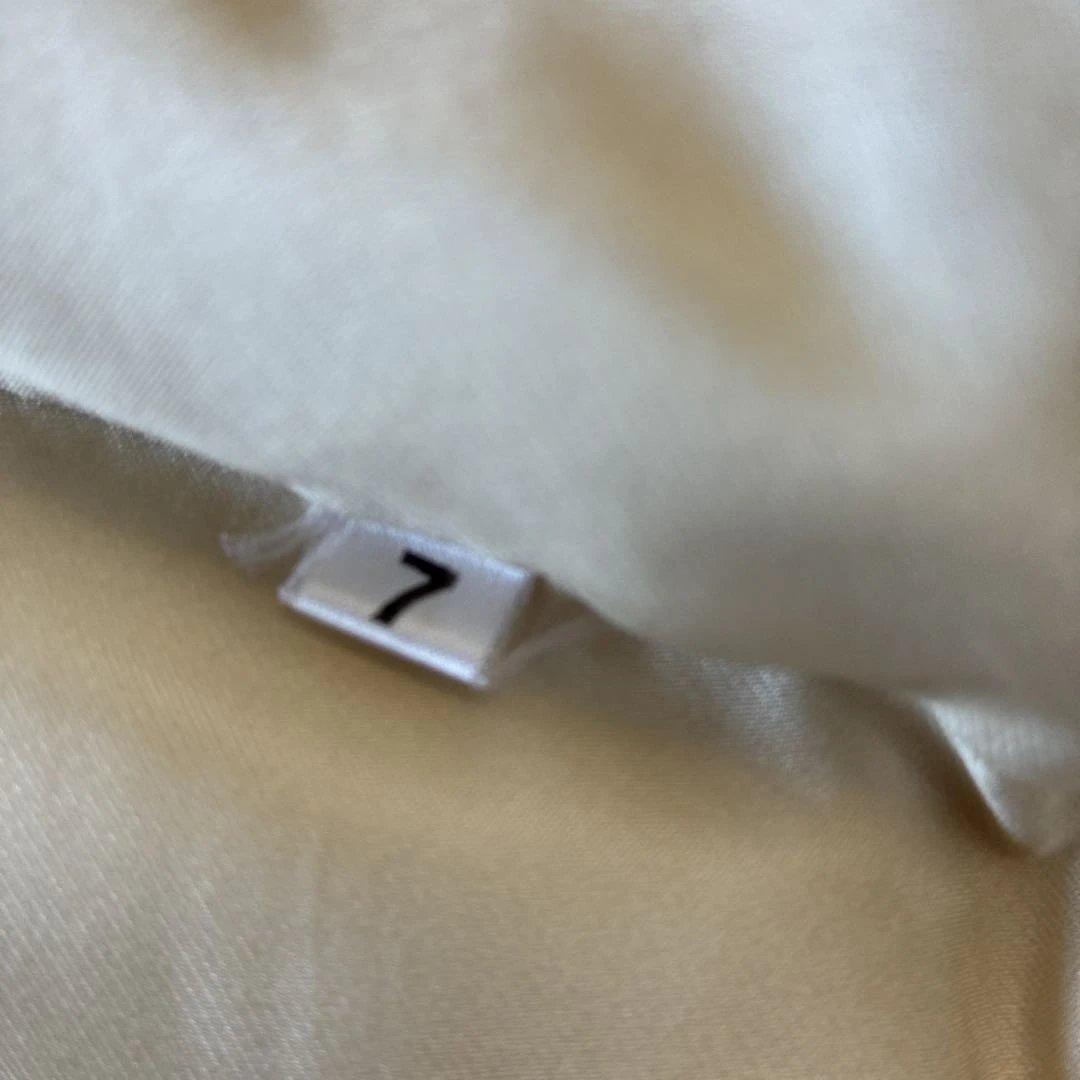 サガミンク7号ショート丈コート　カラーアイボリー・ベージュ