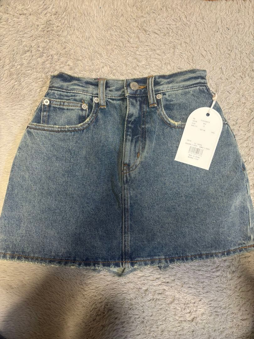 お値下げ♡ Darich バックカーブデニムミニスカート　ブルー