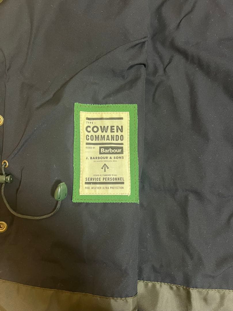 【廃盤】Barbour バブアー Cowen commando jacket