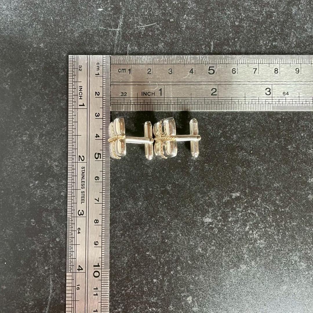 ティファニー ツイスト チェーン スクエア カフス 925 750 T90fe