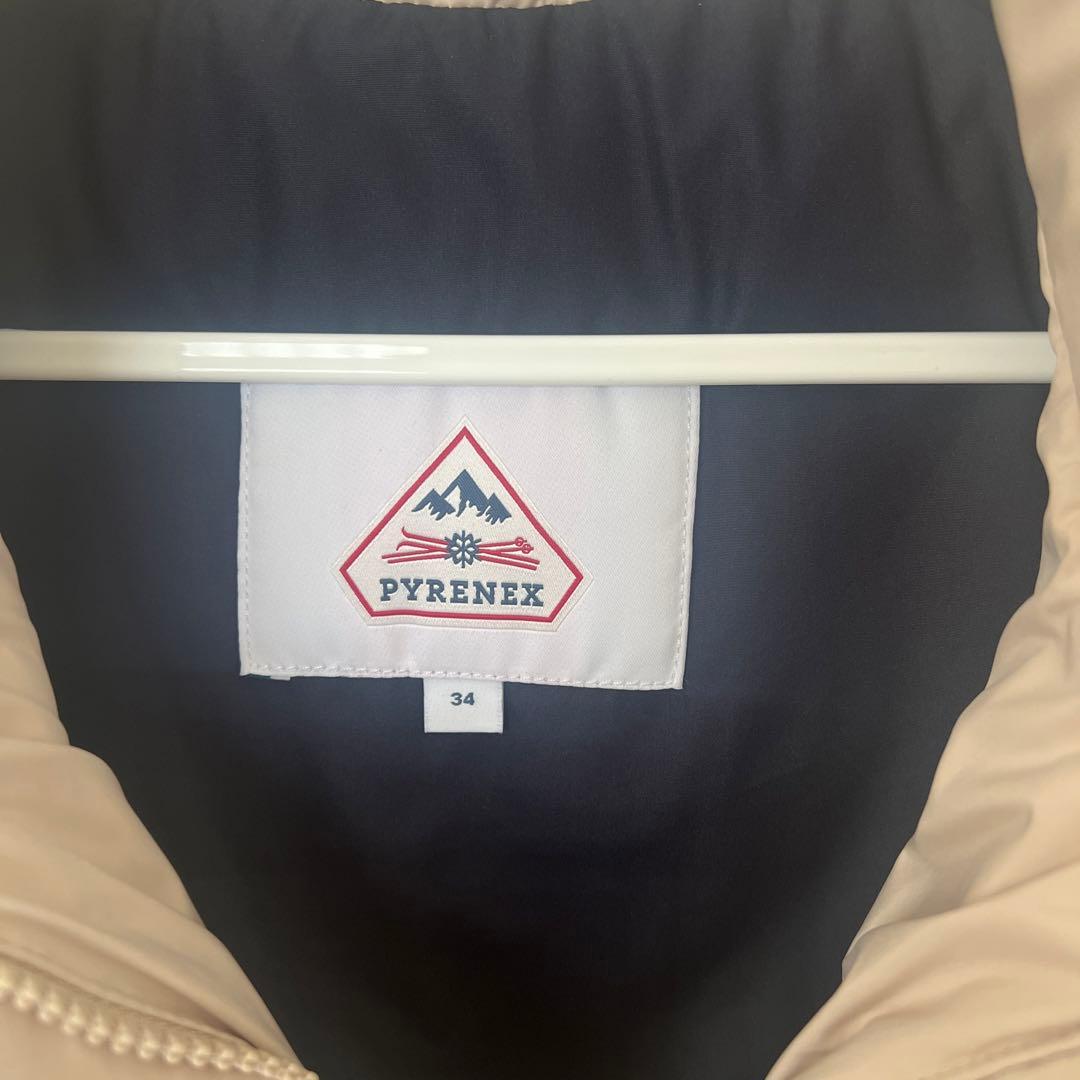 【mocomocoさん専用】PYRENEX ダウンベスト サイズ34 ベージュ