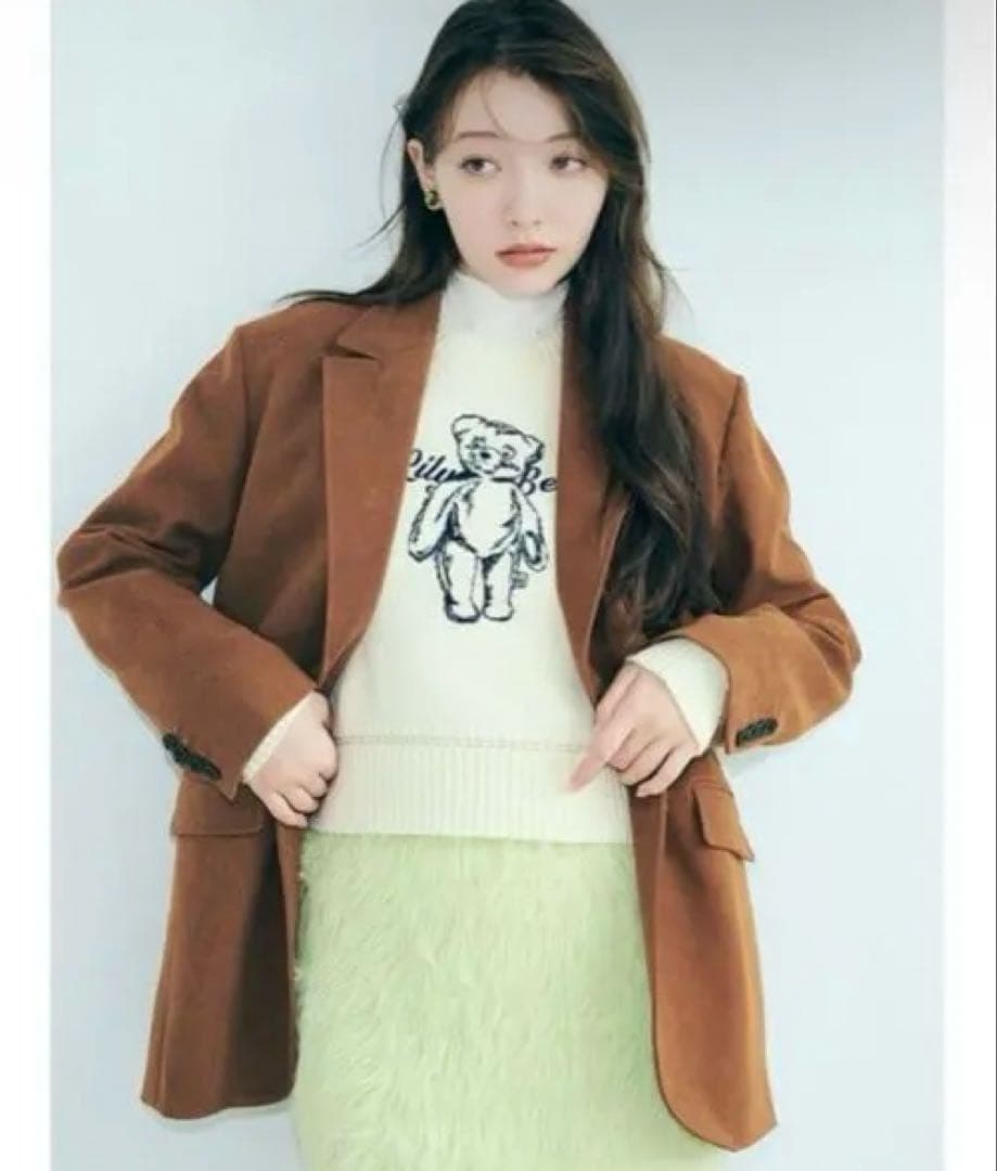 LILY BROWN ブラウン テーラードジャケット