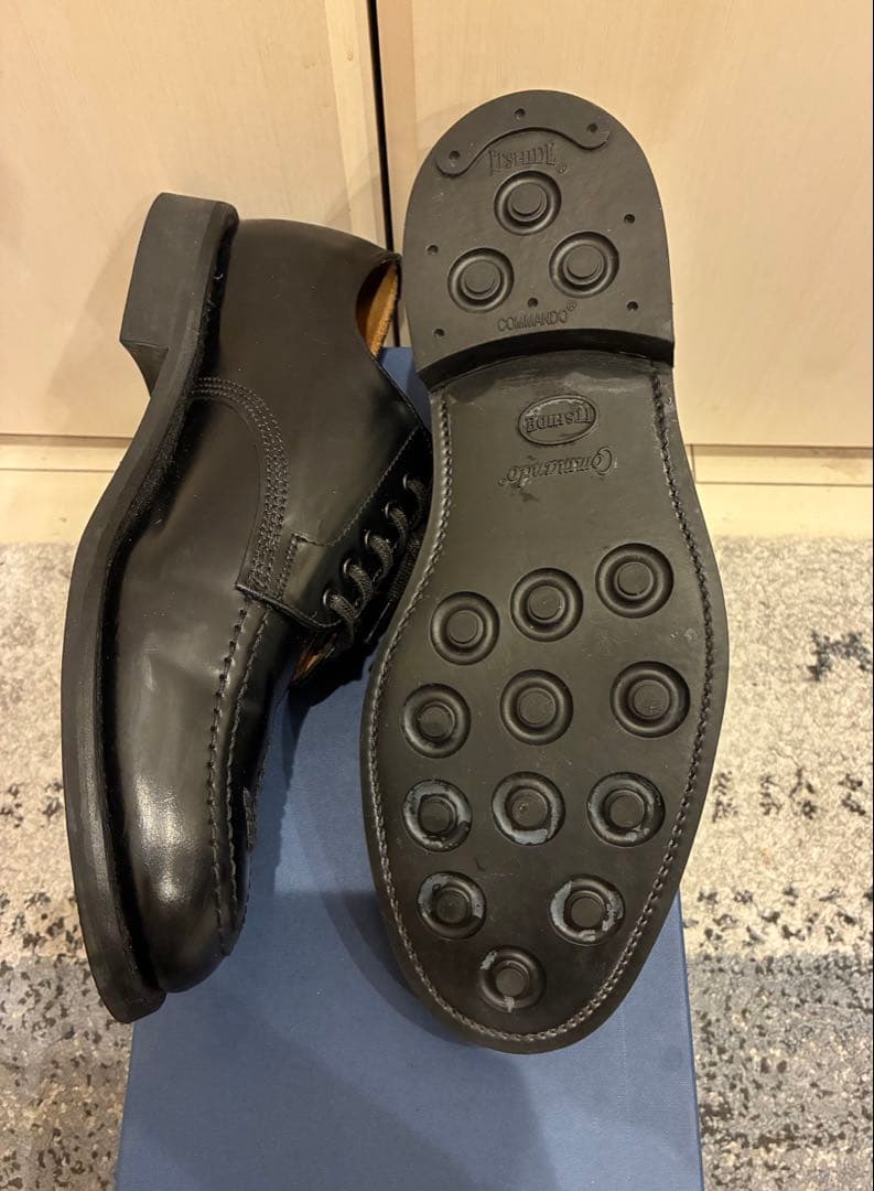 ト*ス様 MilitaryBroad-ArrowApronDerby【SANDE