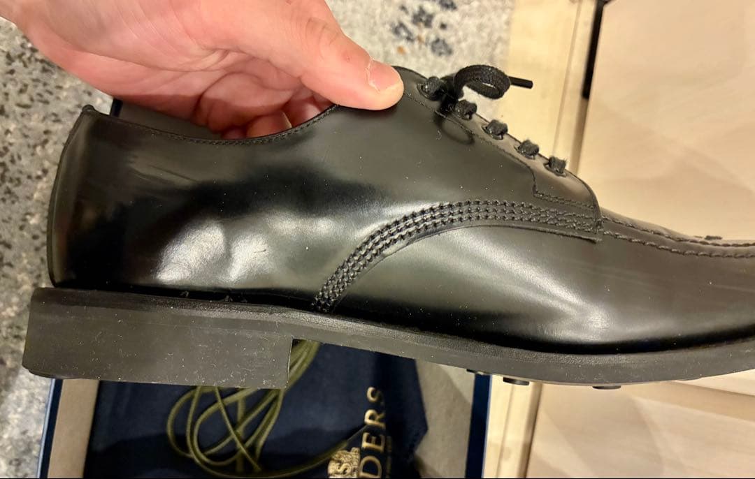 ト*ス様 MilitaryBroad-ArrowApronDerby【SANDE