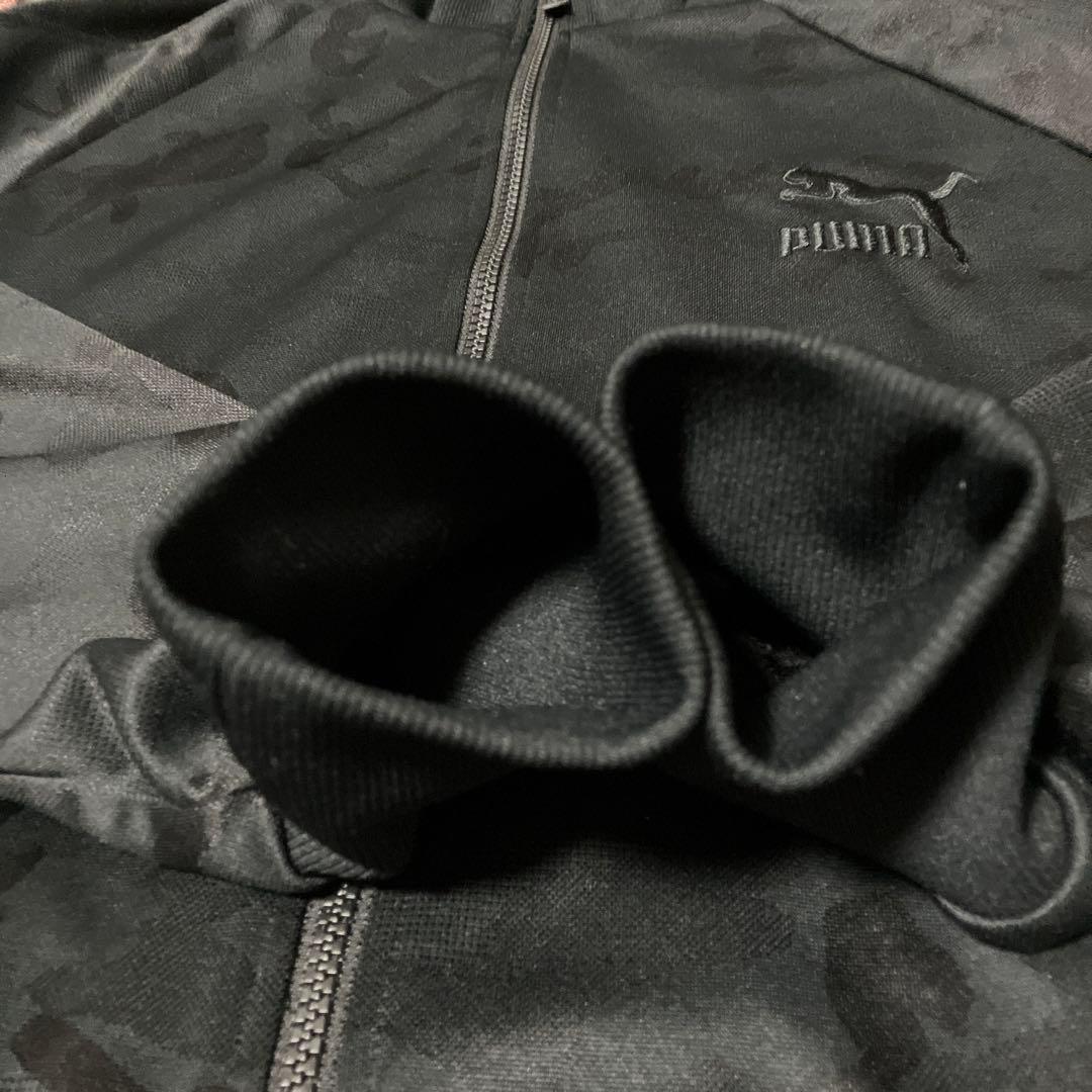 PUMA VANQUISH ジャージ　L セットアップ　カモ柄　ブラック