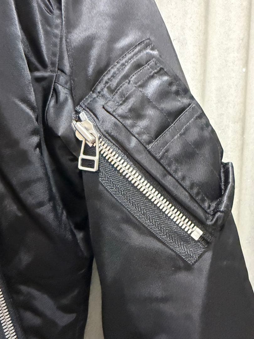 LES SIX ブラック MA-1ジャケット　レシス