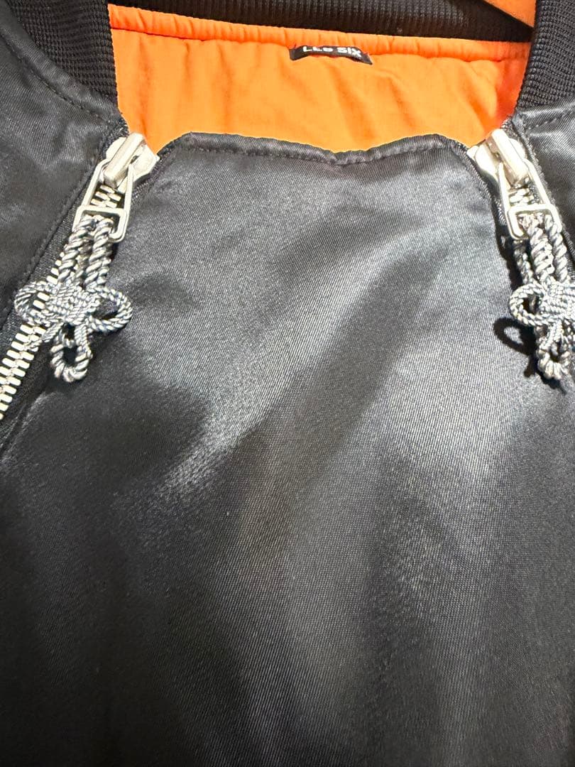 LES SIX ブラック MA-1ジャケット　レシス