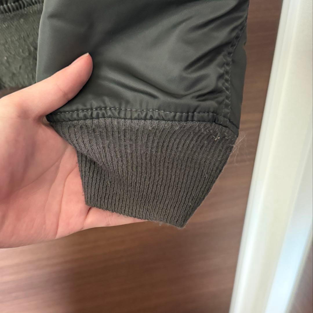 90s Alpha MA-1 フライトジャケットMサイズ オリーブusa製