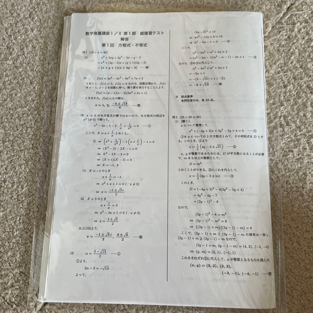 鉄緑会2022年度高1英語発展講座英文解釈テキストプリント抜けなし