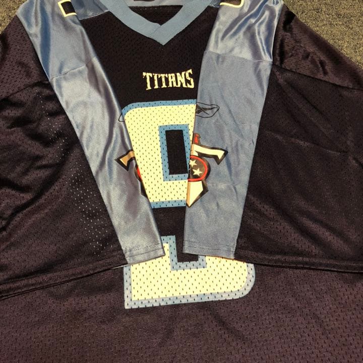 激美品　NFL リーボック　テネシー　TITRNS ゲームシャツ　McNAIR