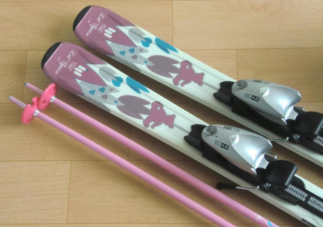 ■■送料無料■ELAN＋Hart■子供用スキー4点セット■120/22■WAX■