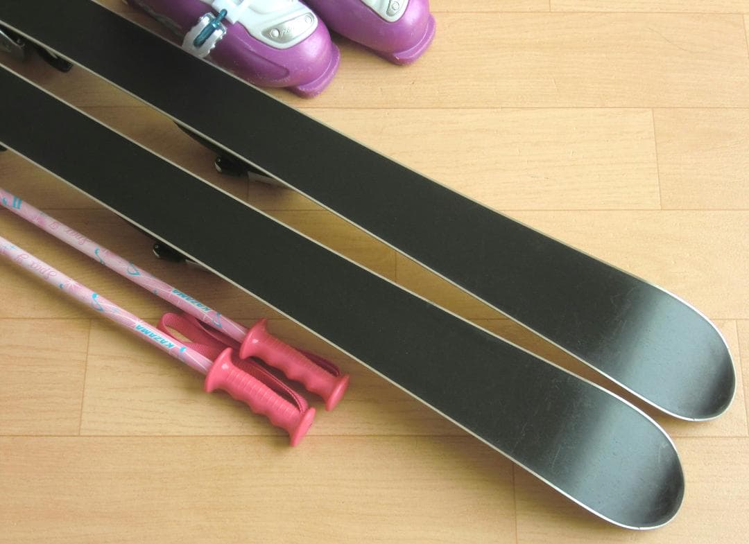 ■■送料無料■ELAN＋Hart■子供用スキー4点セット■120/22■WAX■