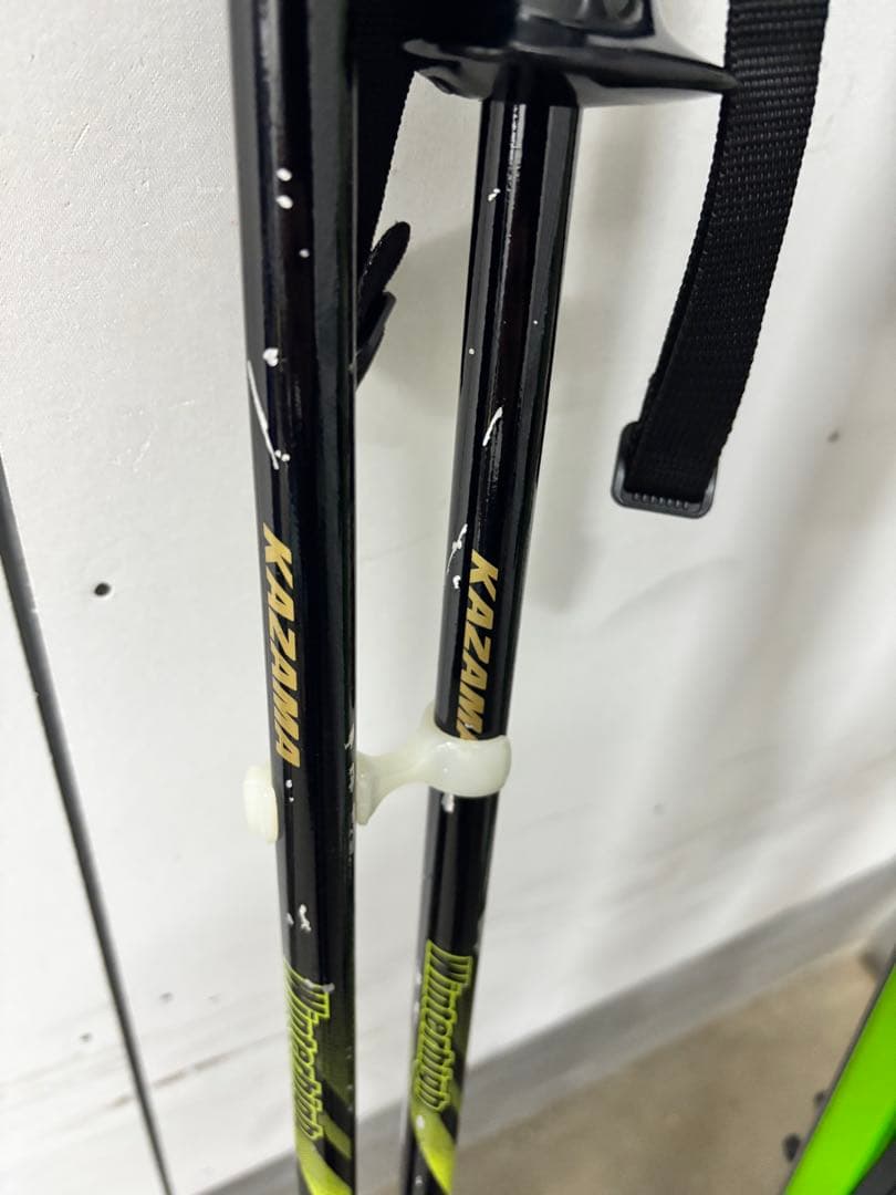 値下げ可能！！ エラン 160cm スキー板とKAZAMAポール