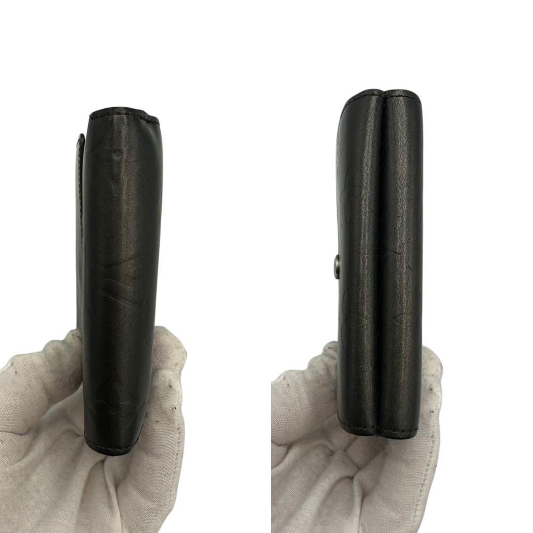 【美品】ルイヴィトン Wホック財布 モノグラム マット 3つ折り財布