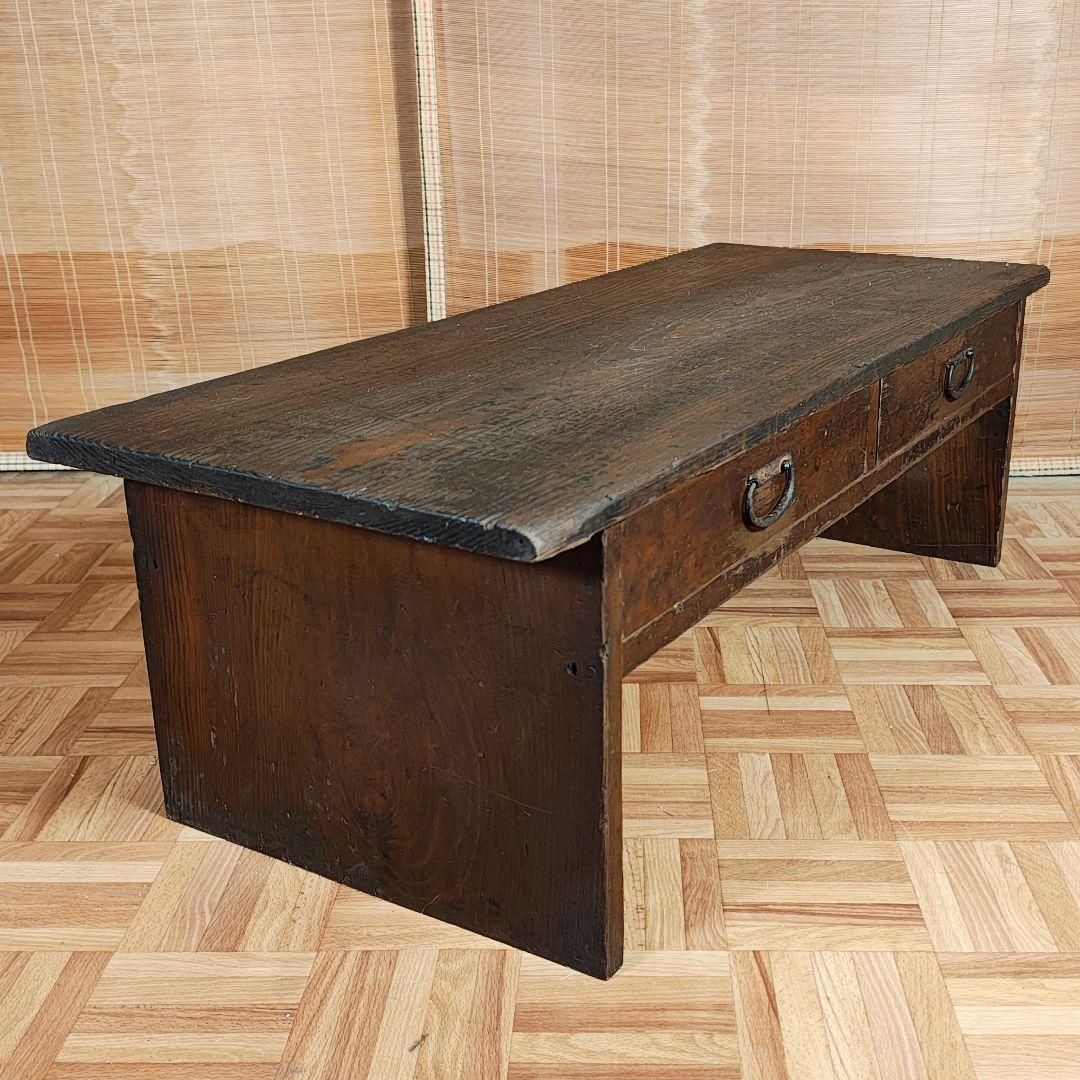 文机　小引き出し　座卓　昭和レトロ　古家具