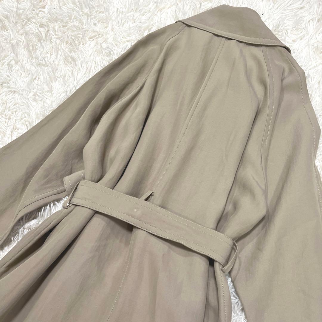 IENA イエナ アセテートコットン トレンチコート 36 S ベージュ 春 秋