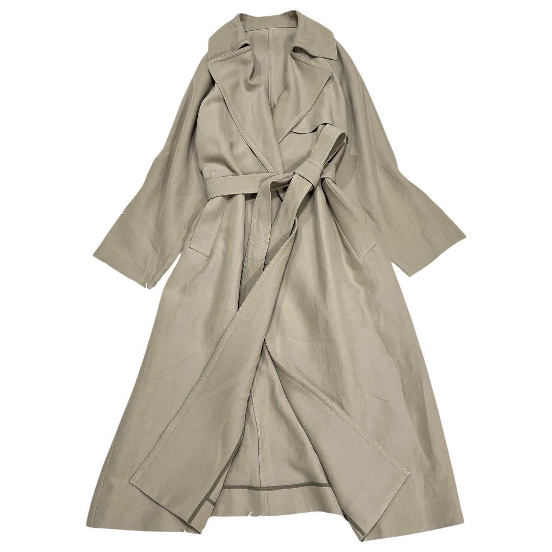 IENA イエナ アセテートコットン トレンチコート 36 S ベージュ 春 秋