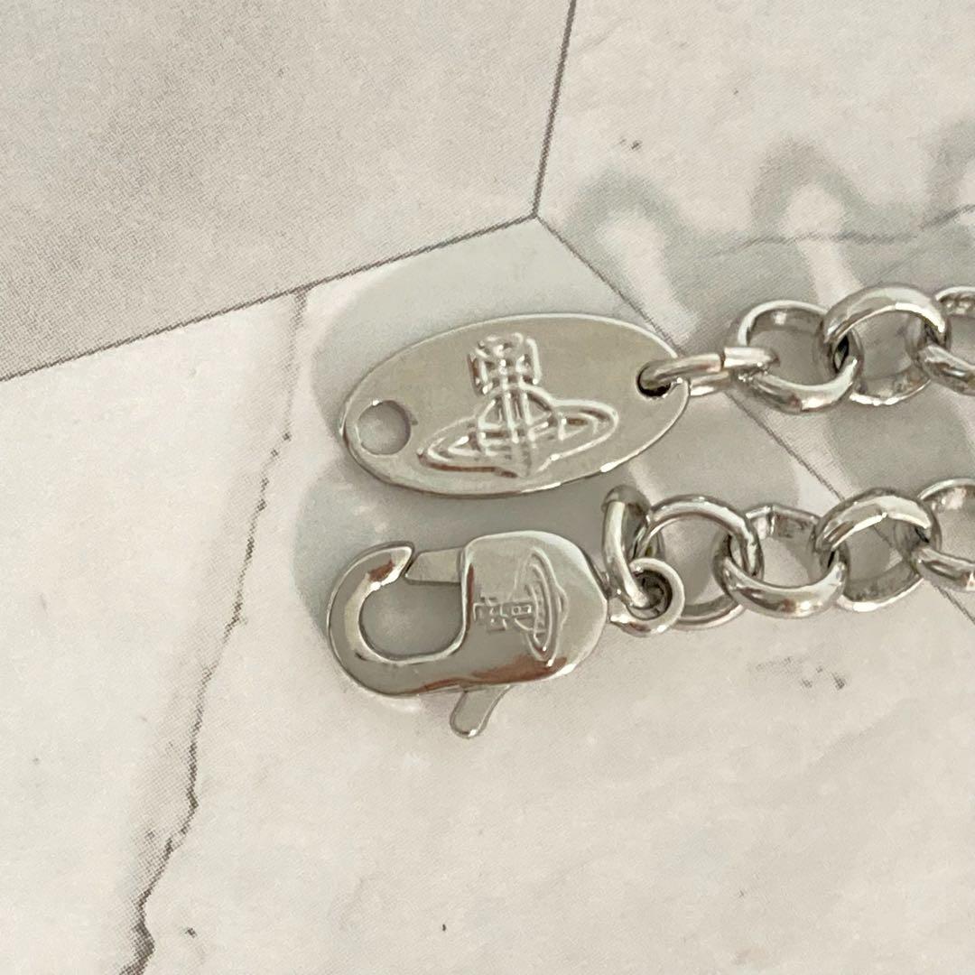 Vivienne Westwood｜スモールオーブネックレス　シルバー×ピンク