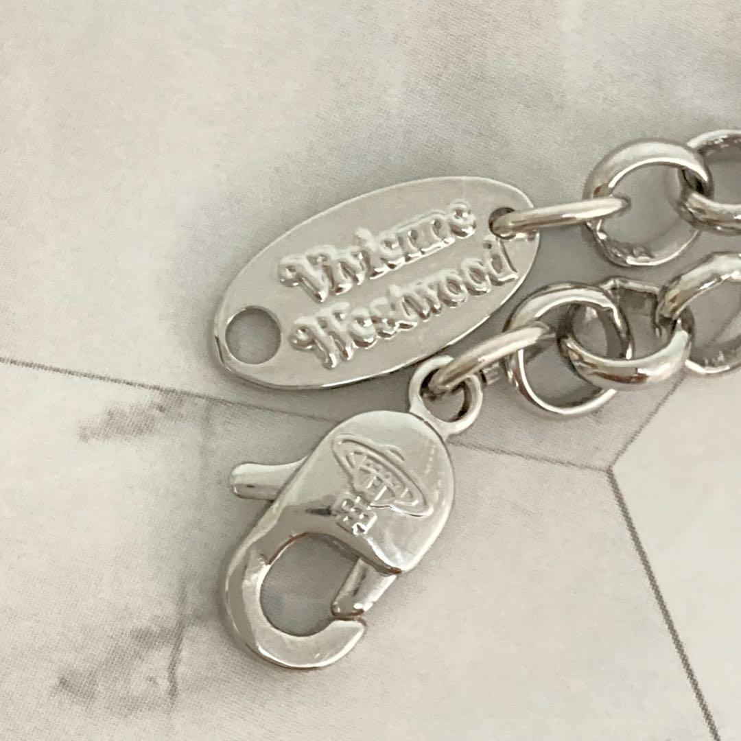 Vivienne Westwood｜スモールオーブネックレス　シルバー×ピンク
