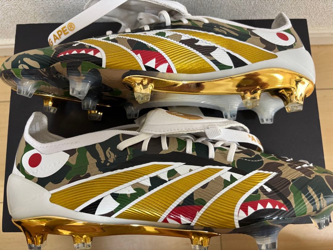 ド*ケ様 26cm BAPE ADIDAS プレデターエリートフォールディングタ