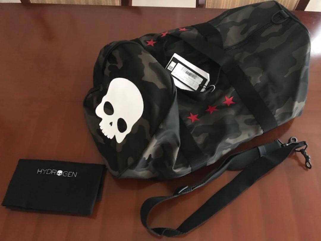 ハイドロゲン ボストンバッグ トレーニング Made in Italy 残1