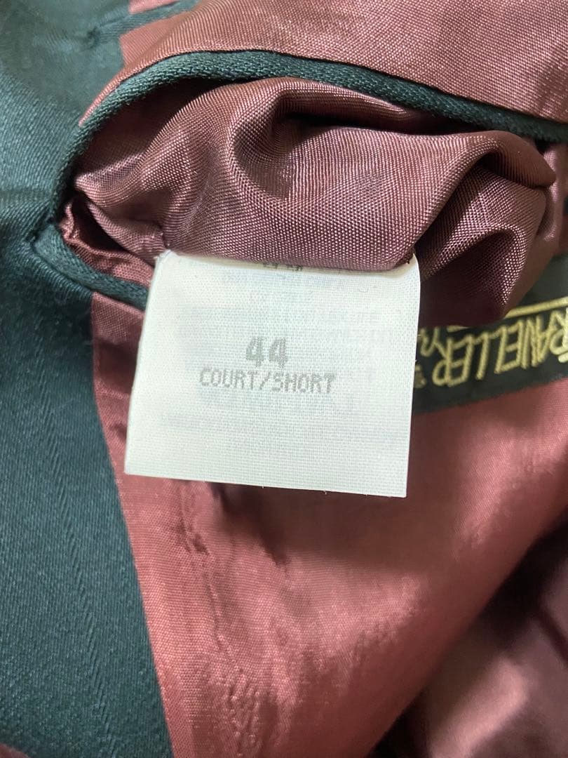 【稀少】スーツ　セットアップ　古着ビンテージ　ダークグリーン　ジャケット　式