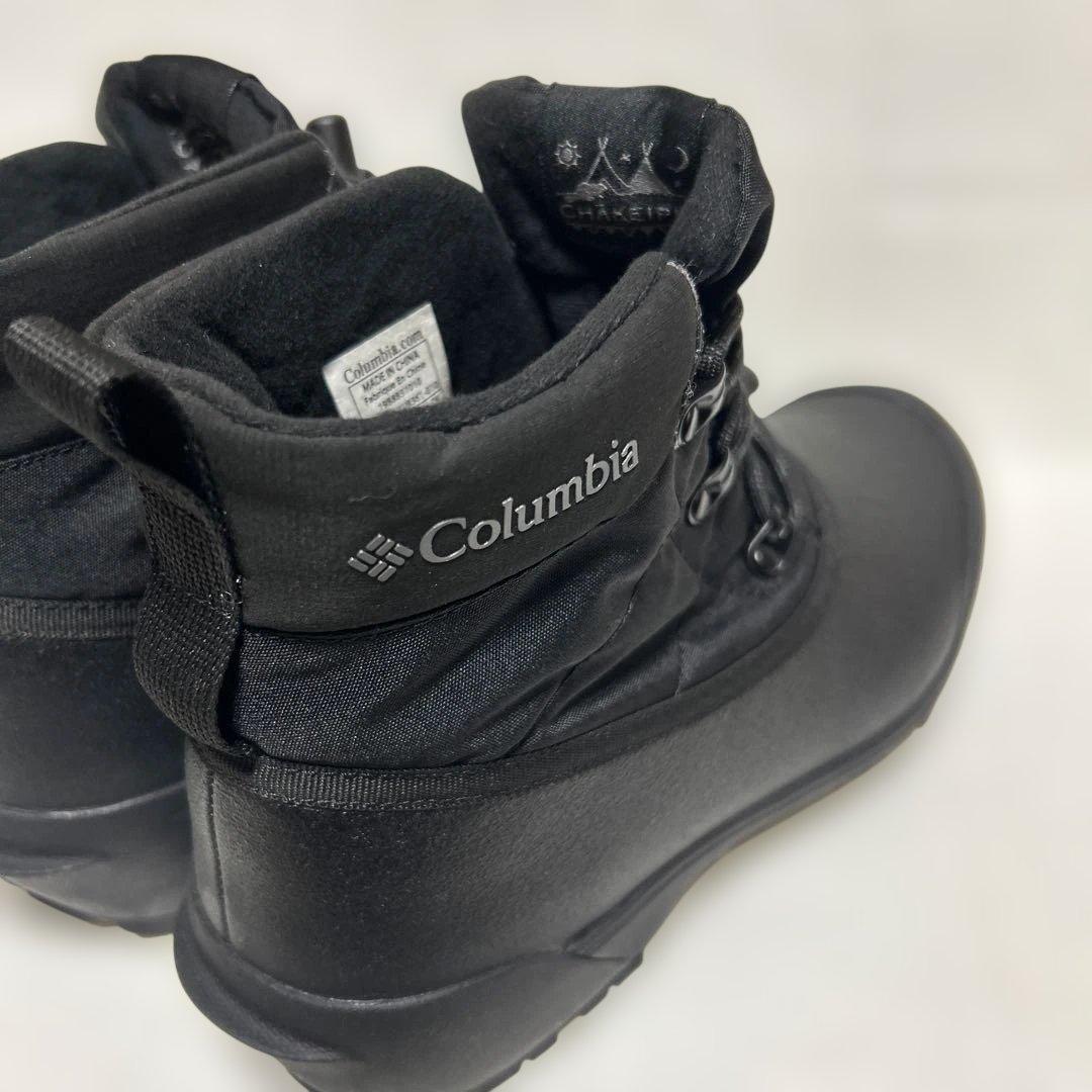 Columbia 人気の防水ブーツ ブラック　美品　綺麗です