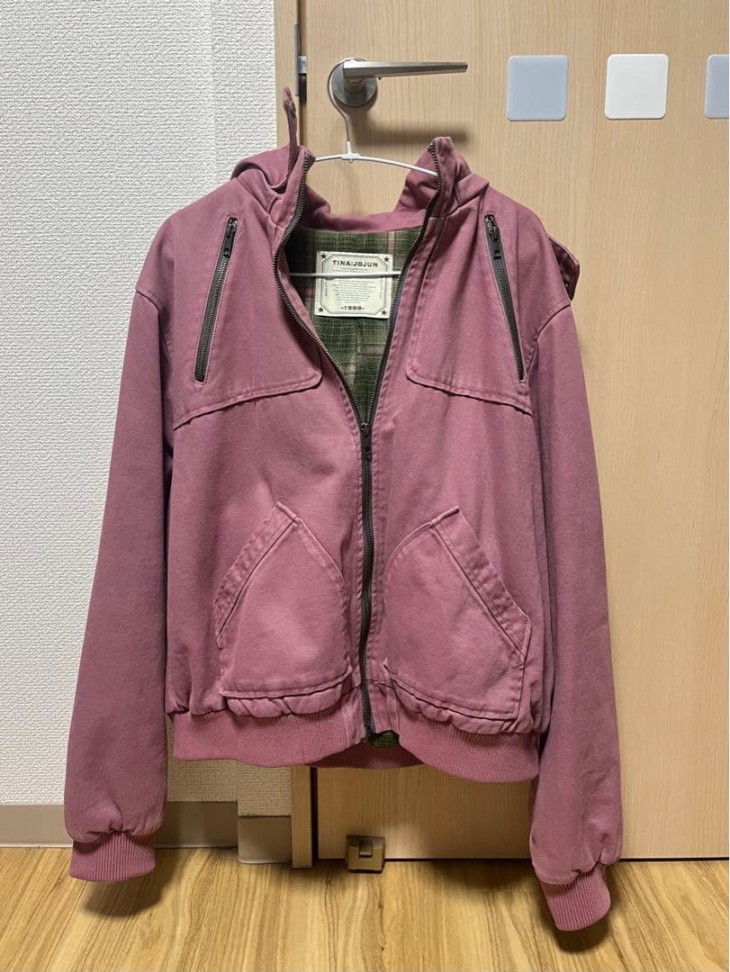 TINA:JOJUN ジップアップ付き　ボンバージャケット