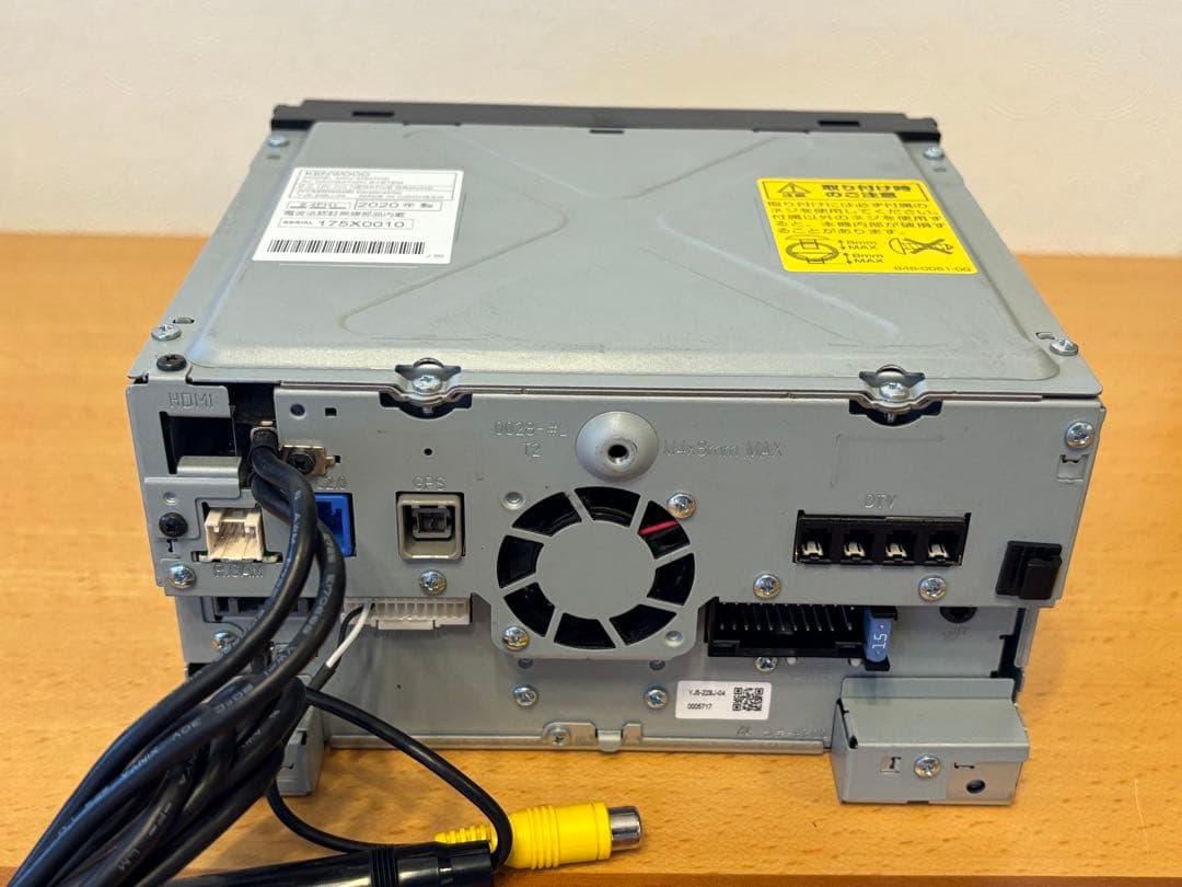 KENWOOD MDV-M807HD 彩速ナビ 7型180mm ドラレコセット