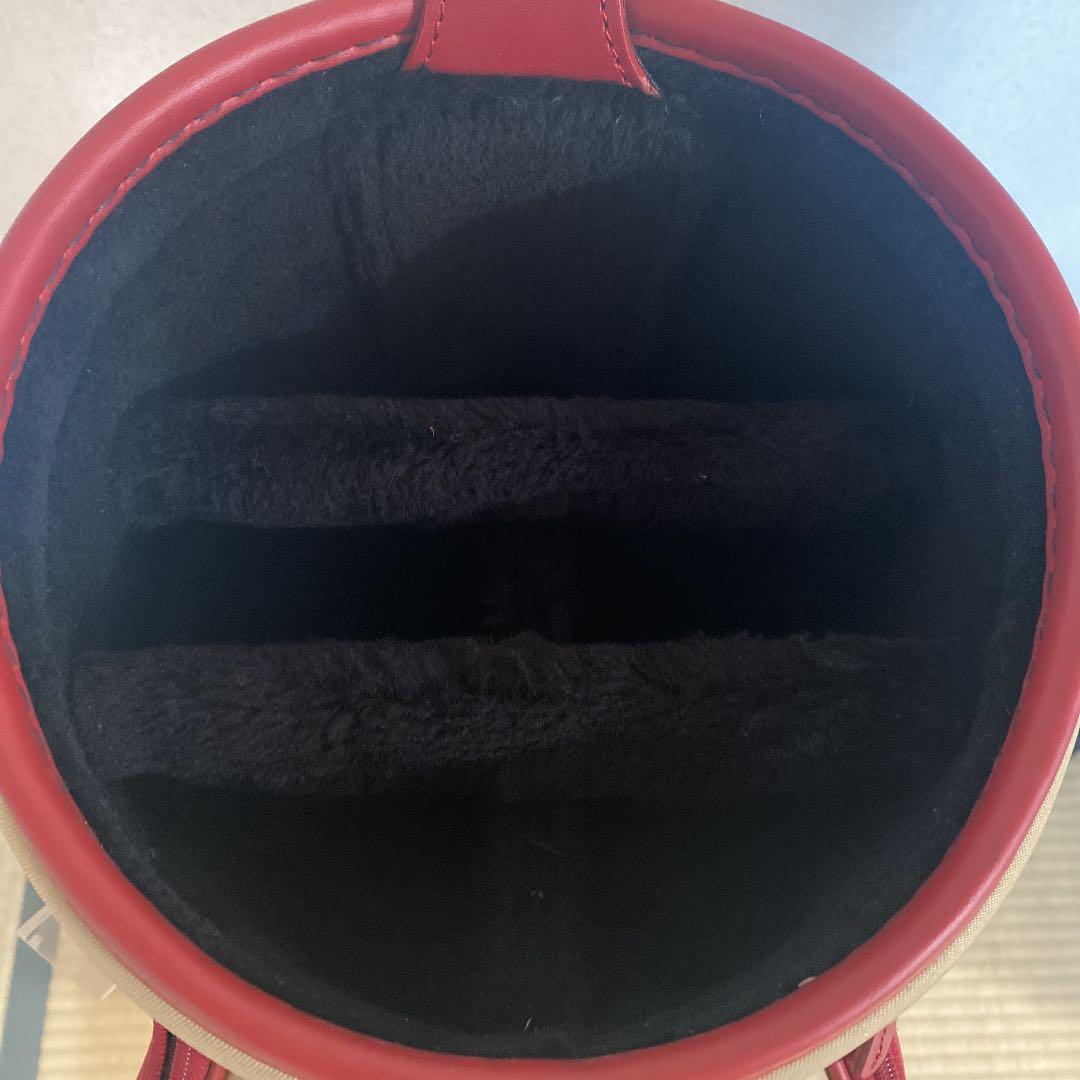 BURBERRY GOLFバーバリーゴルフキャディバッグ ベージュ レッド 赤