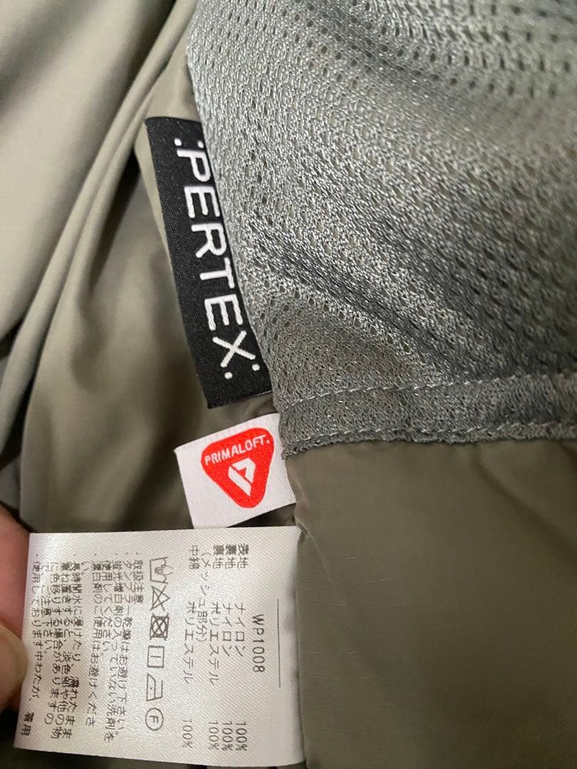 Level7 wiper サイズＬ プリマロフト パーテックス