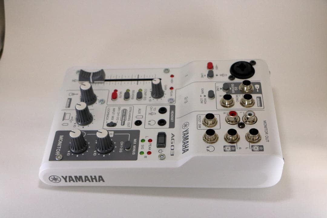 YAMAHA AG03MK2 オーディオインターフェイス (AG03MK2W)