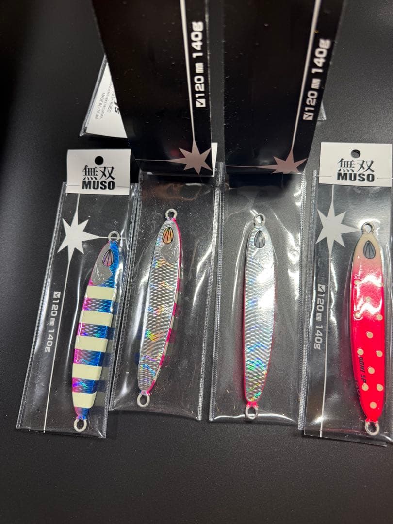 無双 MUSO メタルジグ 120mm 140g 6個セット