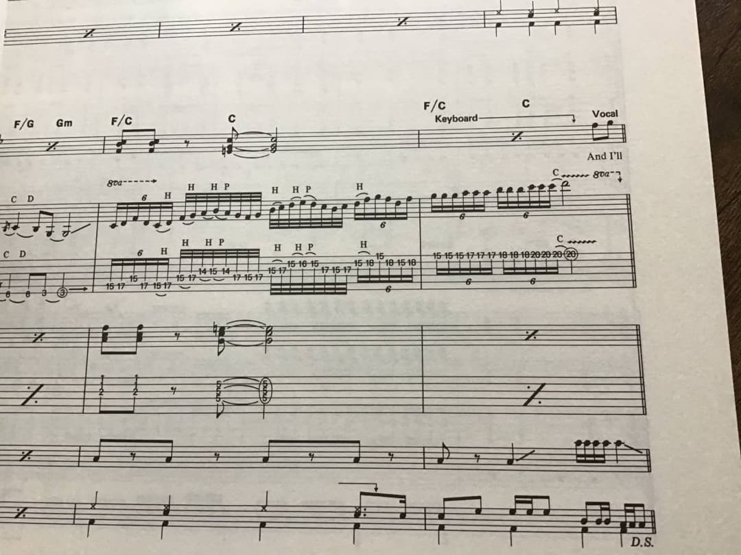 ★未使用新古品/楽譜/ジェフリア/美伝説/タブ譜/バンドスコア