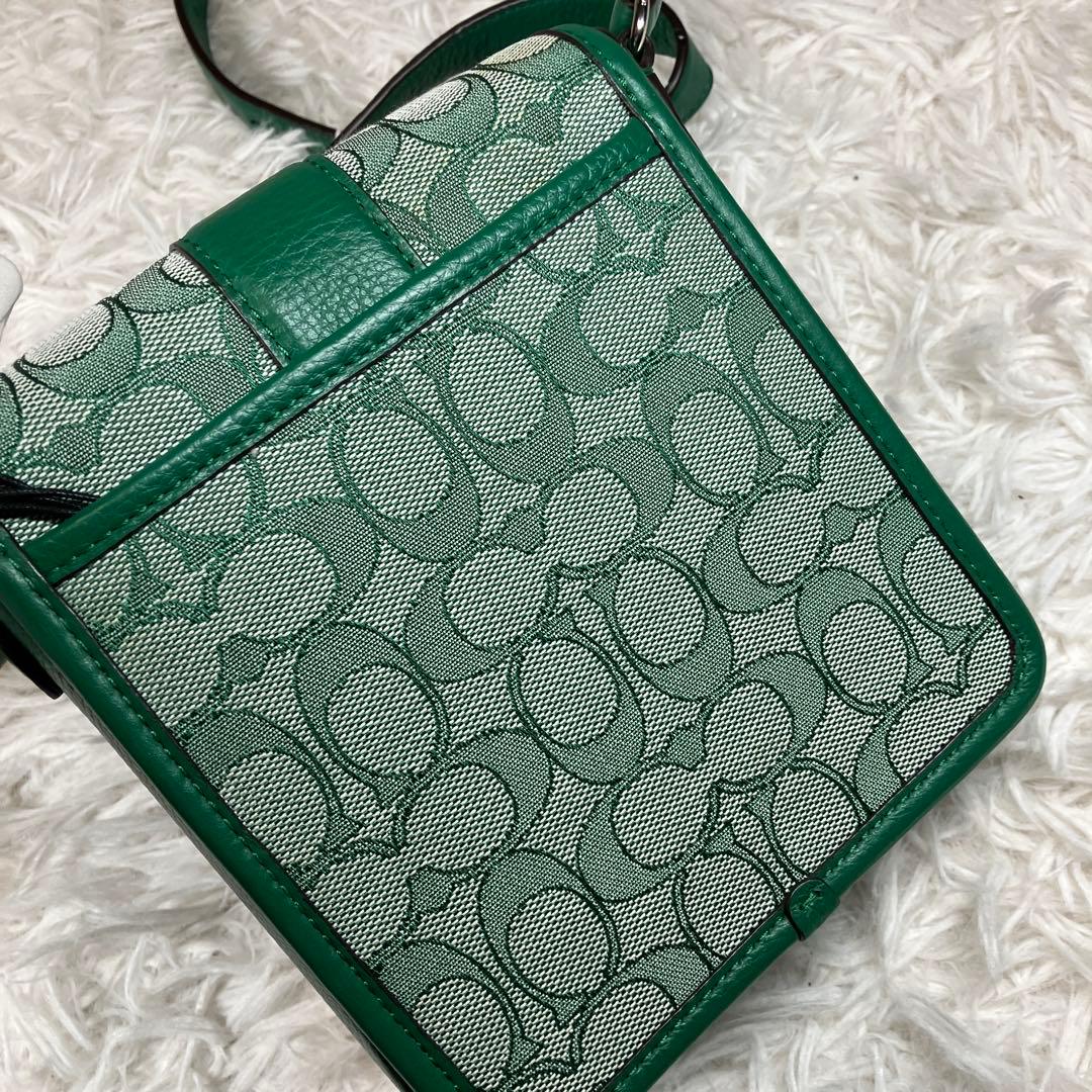 コーチ ショルダーバッグ ポシェット モCOACH c8321 Sグリーン 緑