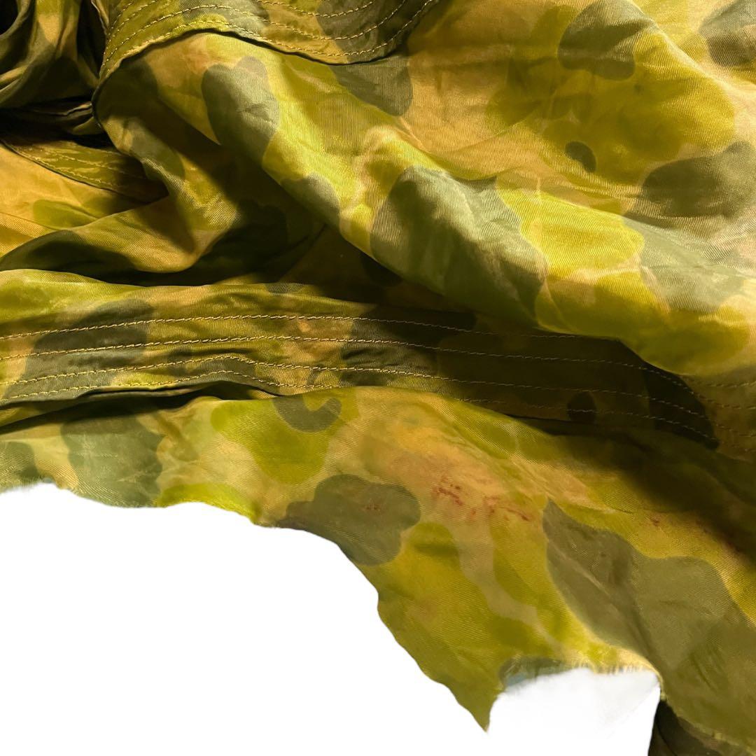 実物米軍 特大！ パラシュート生地 ミニタリー生地 服 デザイン 飾り 迷彩