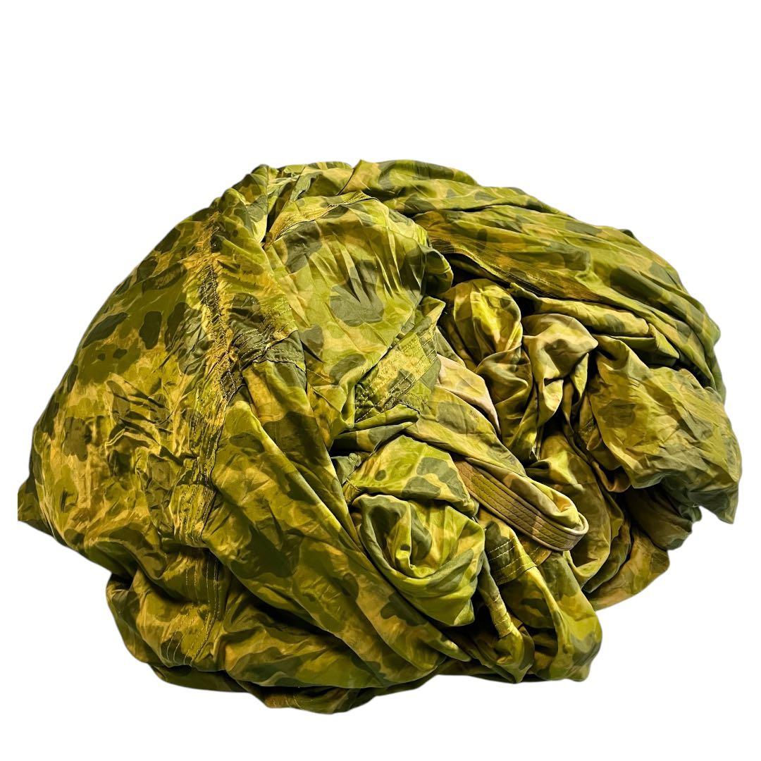 実物米軍 特大！ パラシュート生地 ミニタリー生地 服 デザイン 飾り 迷彩