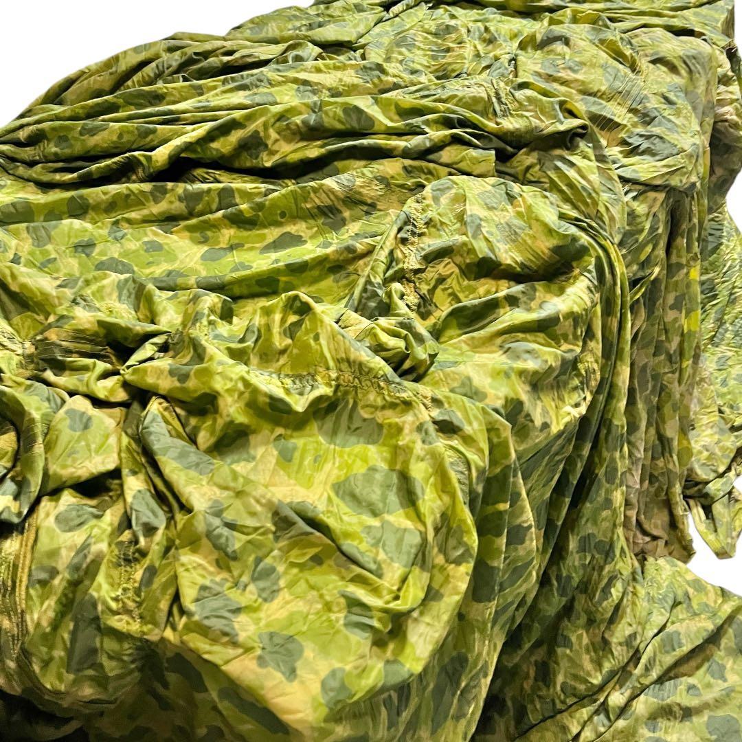 実物米軍 特大！ パラシュート生地 ミニタリー生地 服 デザイン 飾り 迷彩