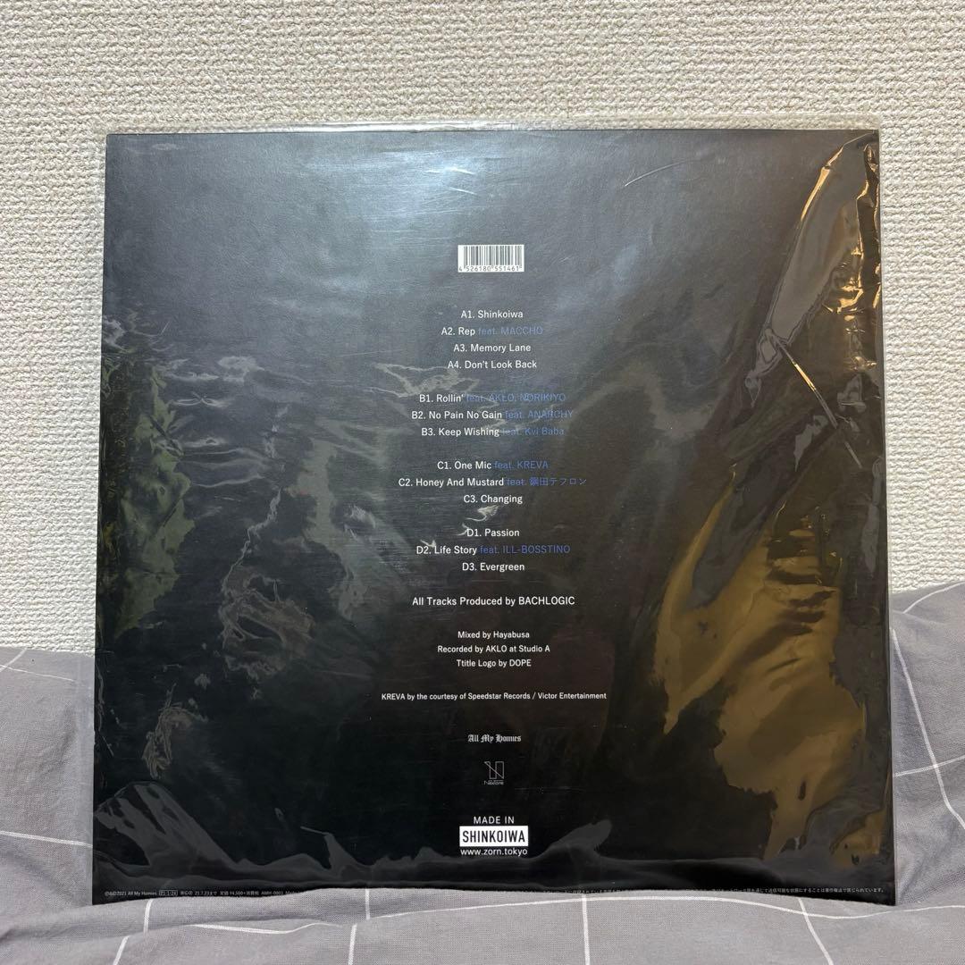 ZORN 新小岩 2LP レコード hip hop All My Homies
