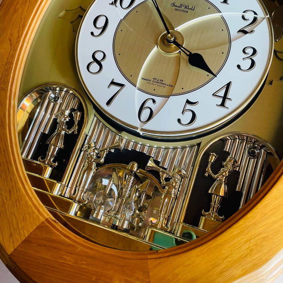 S*3様 完動品 からくり時計 スモールワールドソルシアN 電波掛け時計 メロデ