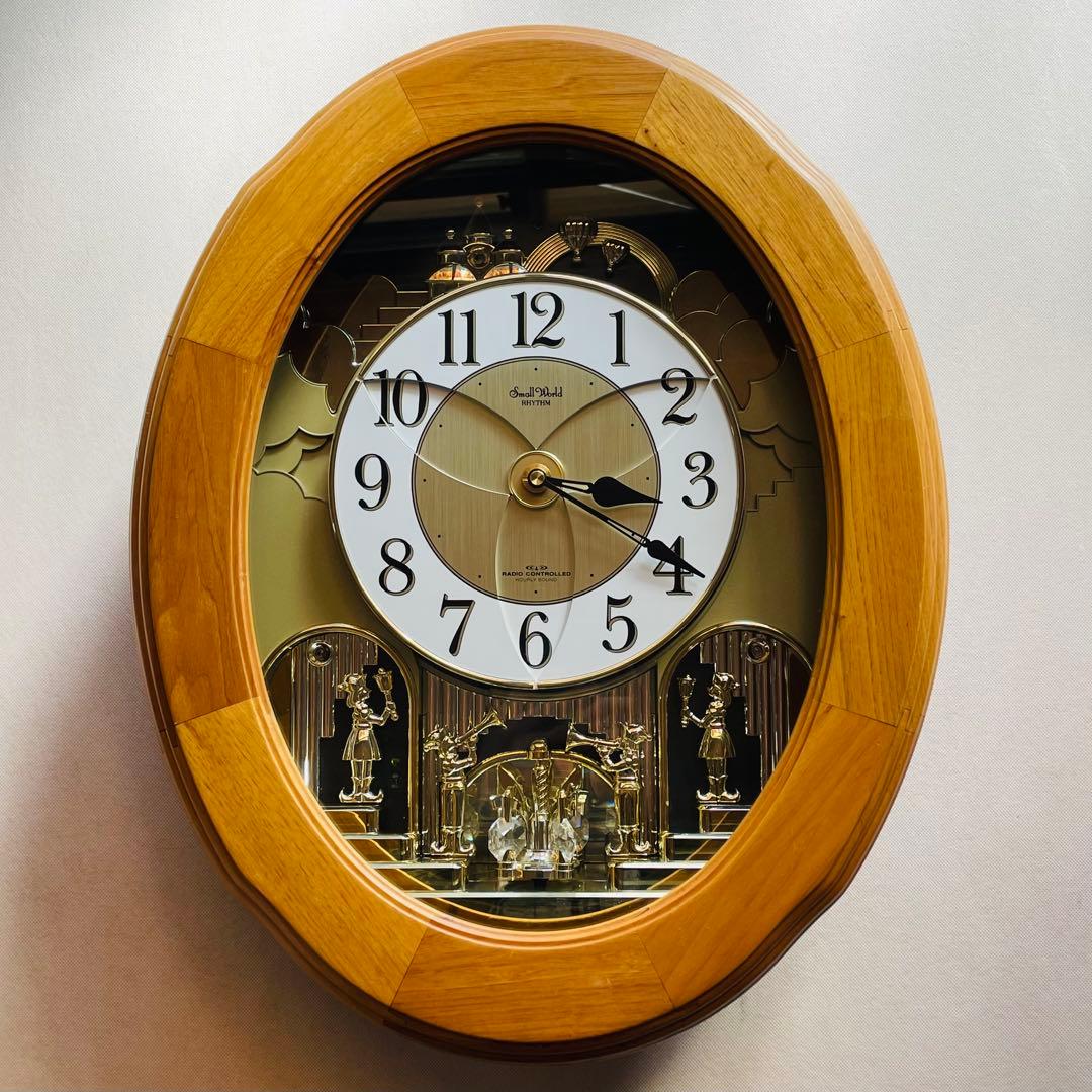 S*3様 完動品 からくり時計 スモールワールドソルシアN 電波掛け時計 メロデ