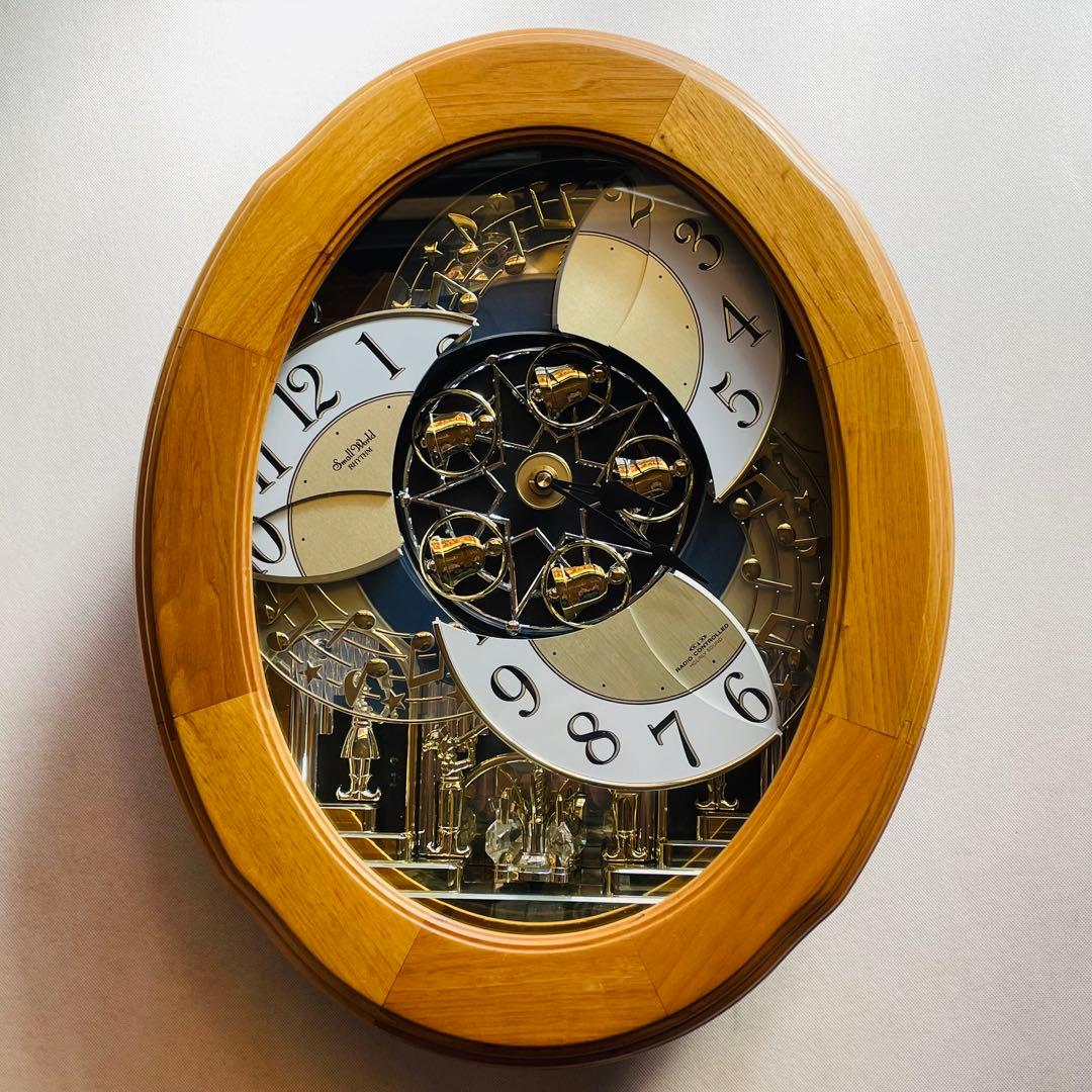 S*3様 完動品 からくり時計 スモールワールドソルシアN 電波掛け時計 メロデ