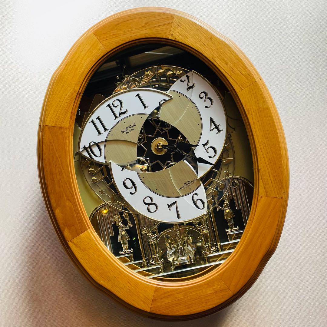 S*3様 完動品 からくり時計 スモールワールドソルシアN 電波掛け時計 メロデ